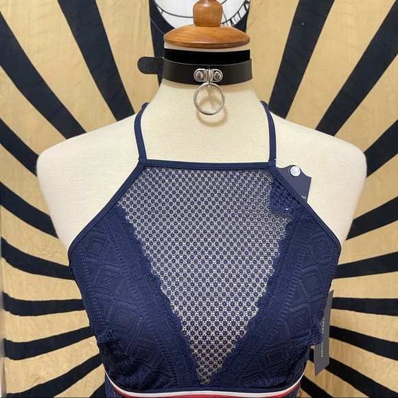 🌈 SOLD Stunning Mesh halter bra top - Picture 3 of 11